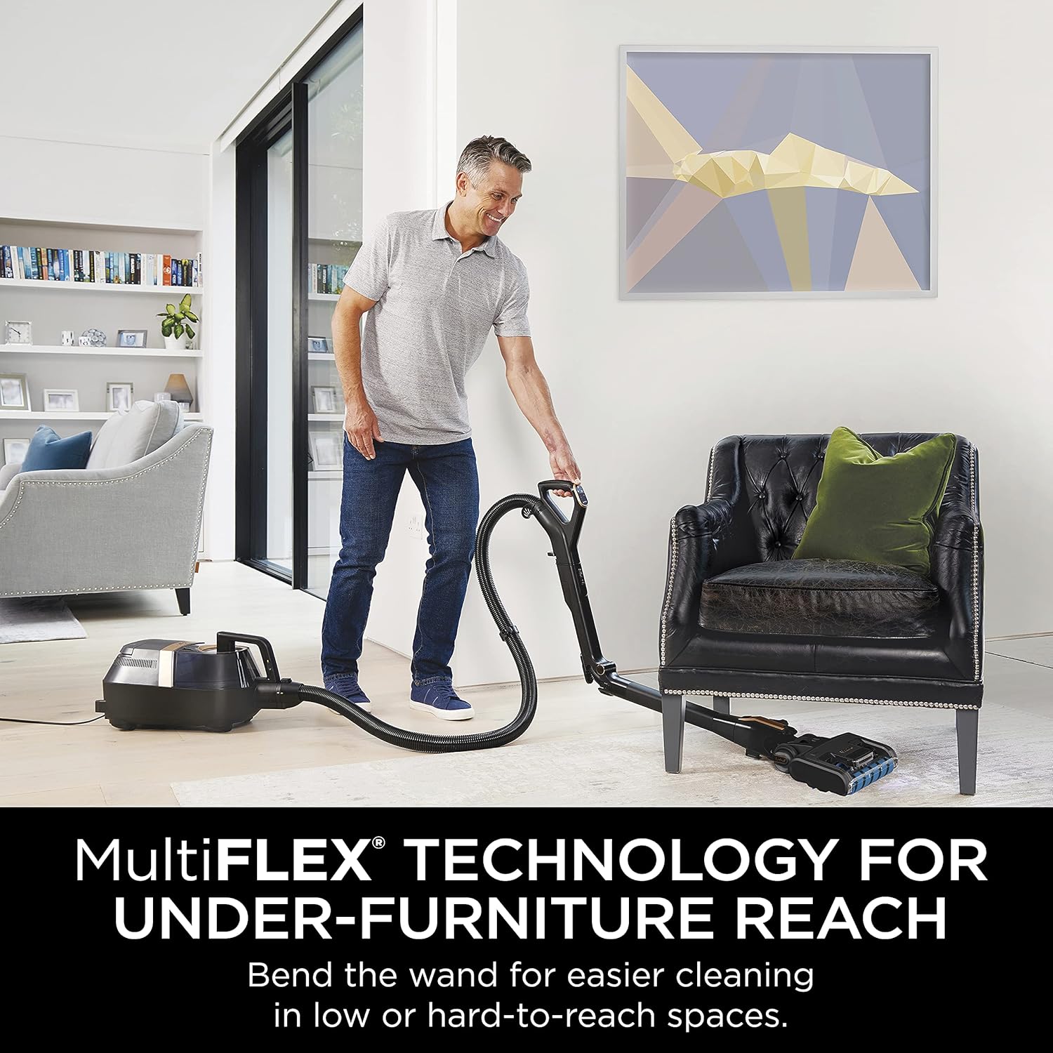 Shark CZ2001 Canister Vacuum Vertex Bagless Corded with Self-Cleaning Brushroll & DuoClean PowerFins, Black/Copper, Placeholder