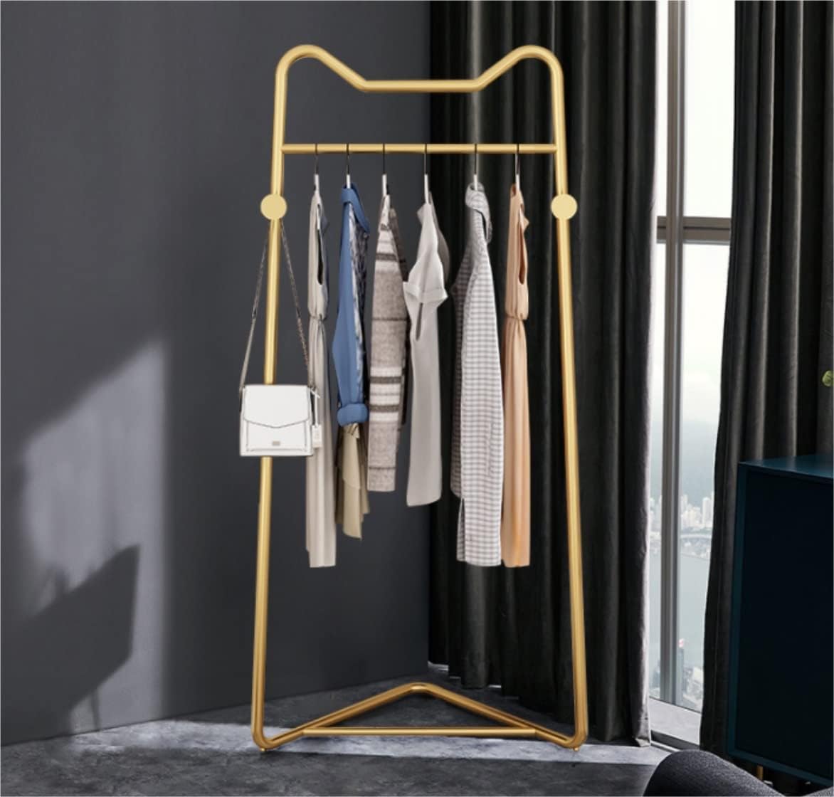 Coat Rack Coat Hat Rack Entryway Coat Rack Coat Stands Corner Hall Coat Rack Floor-to-Ceiling Household Simple Bedroom Simple Hanger Triangle Space-Saving Coat Stand Coa