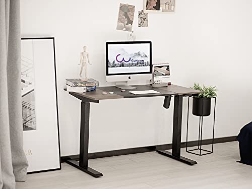Electric Standing Desk 48 x 24 Inch Height Adjustable Stand Up Desk for Home and Office, Sit Stand Desk Computer Workstation with Splice Board