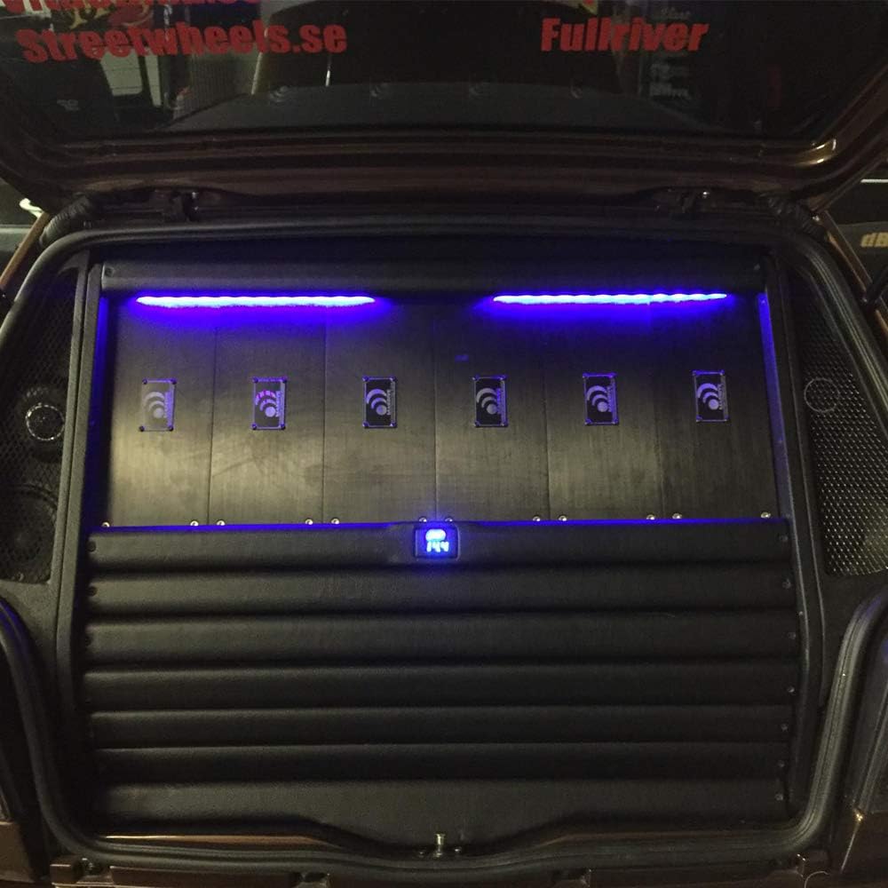 Massive Audio E3 - Car Audio 2,800 Watt Nano Edge Series, Monoblock Car Amplifier, Bass Boost, 1 Ohm Stable