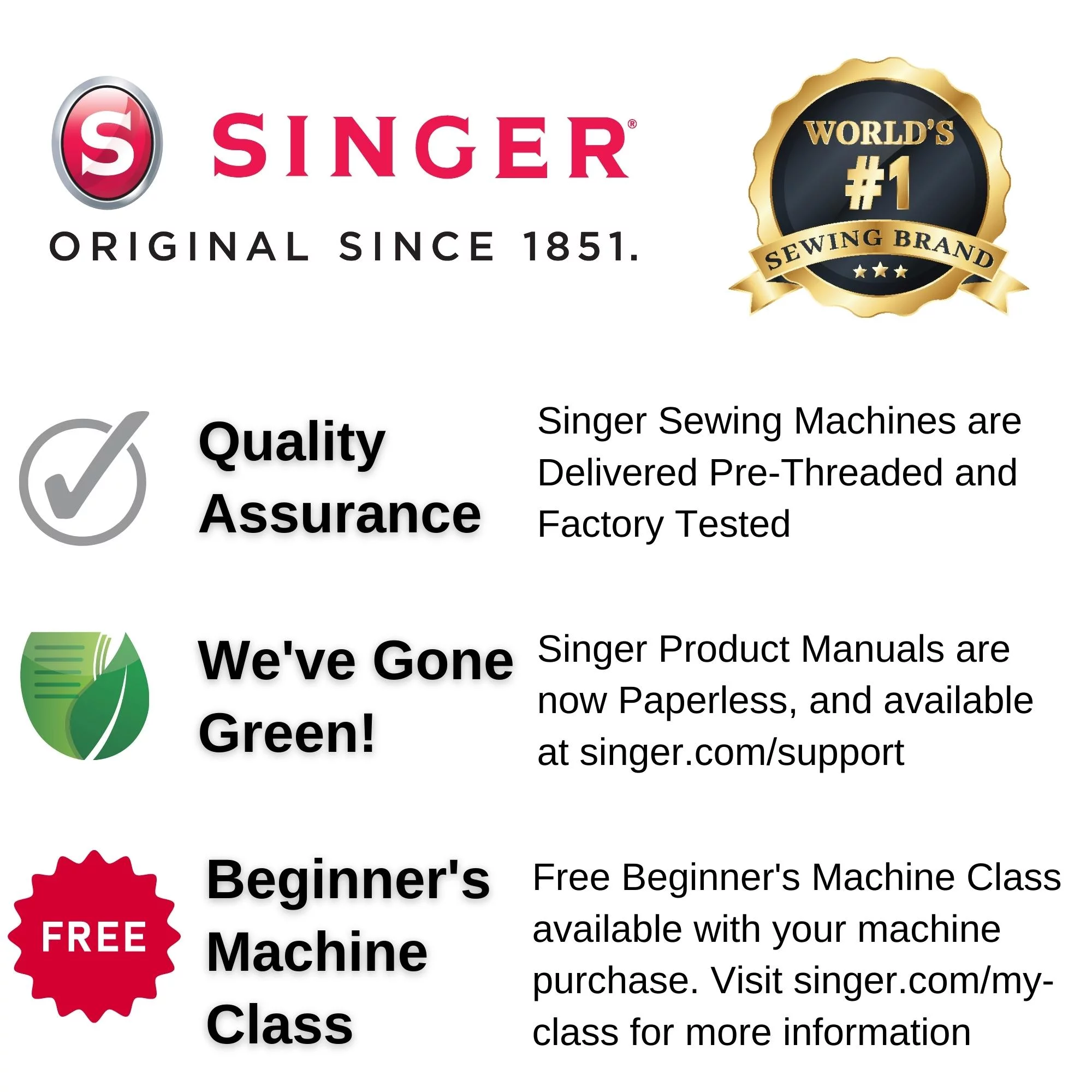 Singer® 9960 Quantum Stylist™ Computerized Sewing Machine With Accessory Kit, Extension Table - 600 Stitches & Electronic Auto Pilot Mode