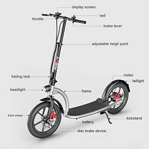 Hiboy VE1 PRO Electric Scooter - Electric Scooter for Adults - 16" Pneumatic Tires - 31 Miles Long Range & 23Mph Folding Commuter Escooter