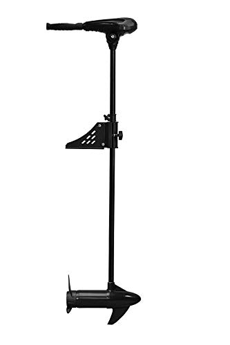 Newport Vessels Newport Pontoon-Series 55lb Thrust Saltwater Electric Pontoon Trolling Motor with Deck Mount Bracket & 55" Shaft
