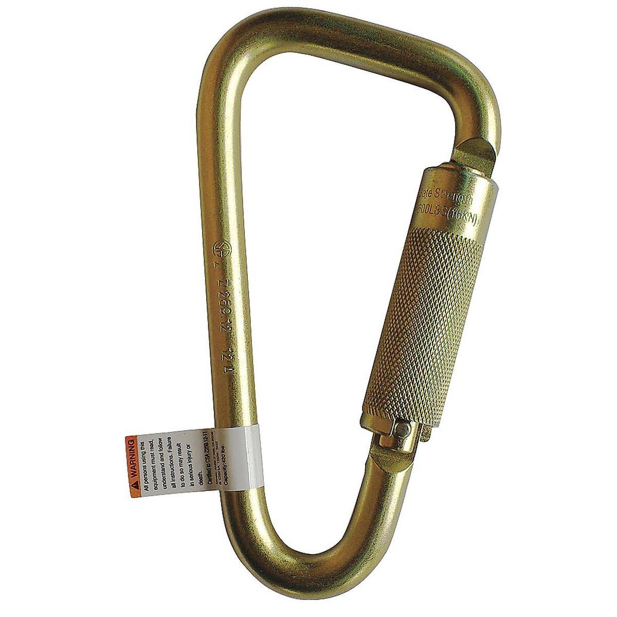 Condor 16V857 6-3/4x22L Yellow Carabiner
