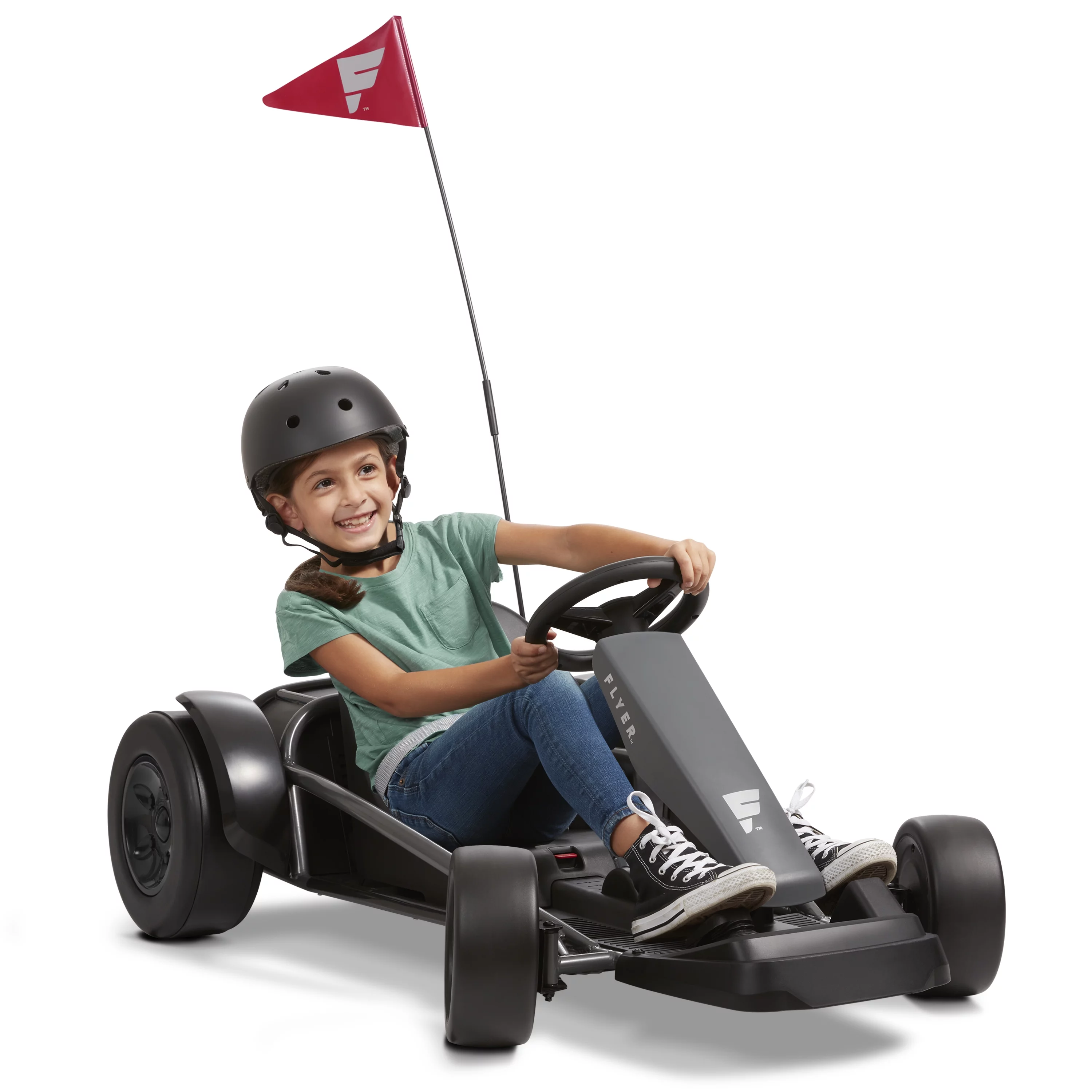 Radio Flyer, 36V Extreme Drift Go-Kart Ride-on, Battery Powered, 3 Speeds up to 11MPH, Unisex Design