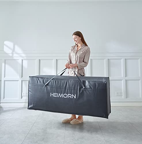 Japanese Floor Mattress Futon Mattress, Thicken Sleeping Mattress Foldable & Portable Roll up Camping Mattress, Coffee Full