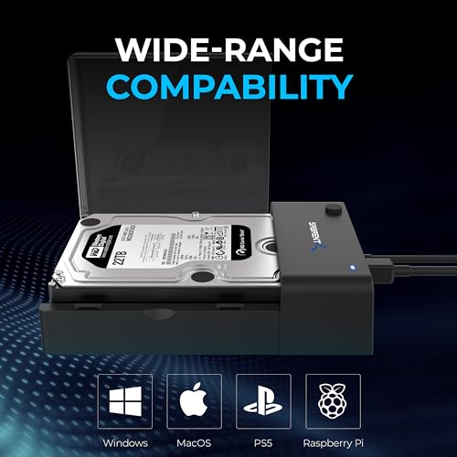 SABRENT Tool Free USB Type C Dual Docking Station for PCIe NVMe M.2 SSDs with Offline Cloning Function (EC-SSD2)