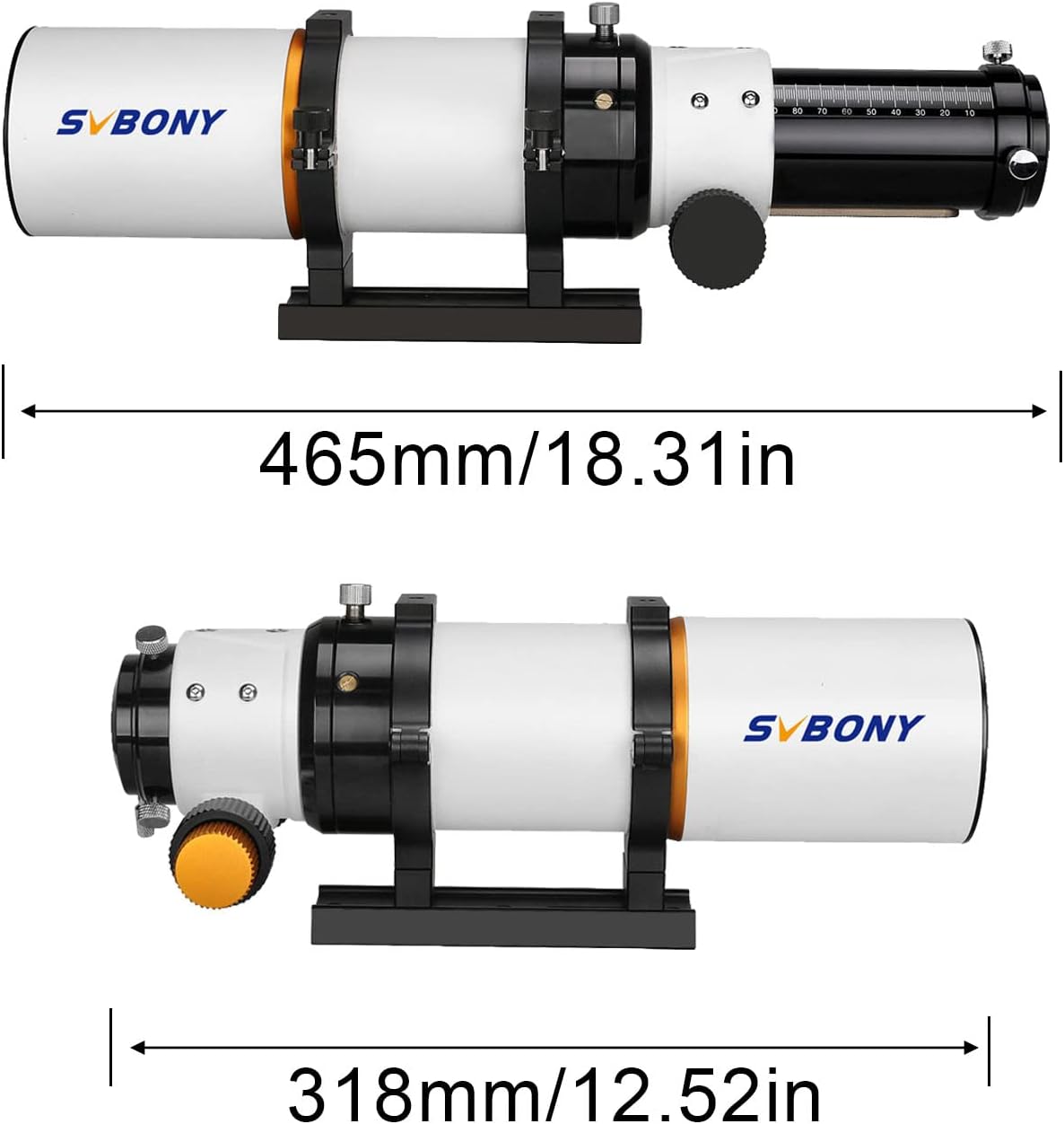 SVBONY SV503 Telescope, 70ED F6 Extra Low Dispersion Refractor OTA, Micro-Reduction Rap Focuser, for Astrophotography