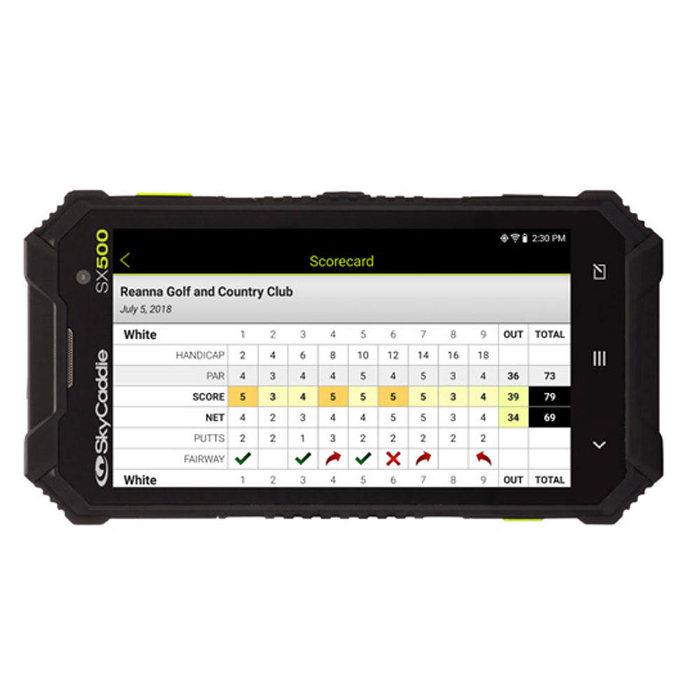 SkyCaddie SX500 Handheld GPS, Black