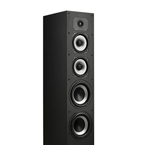 Polk Monitor XT10 Home Subwoofer, 10" Deep Bass Woofer, 100W Class D Amplification, Dolby Atmos, Auro 3D & DTS:X Compatible, Black