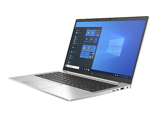 HP EliteBook 845 G8 14" FHD Business Laptop, AMD Ryzen 5 PRO 5650U 2.30GHz Processor, 16GB RAM, 256GB SSD Notebook, Backlit Keyboard, Fingerprint Reader, Webcam, Windows 10 Pro (Renewed)