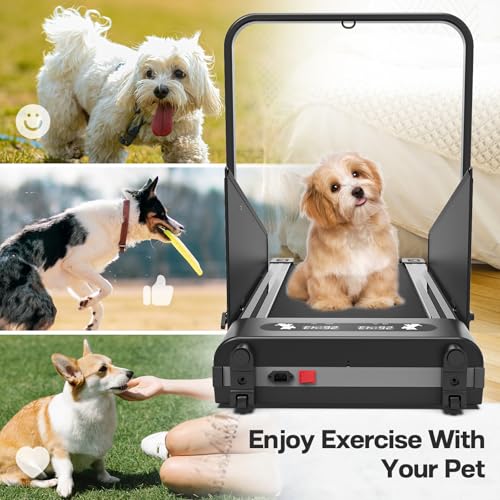 Dog Running Machine,Treadmill for Dogs Small Medium Dogs,Exercise Equipment for Puppy Pet Doggie Treadmill,Up to 220lbs, Low Noise