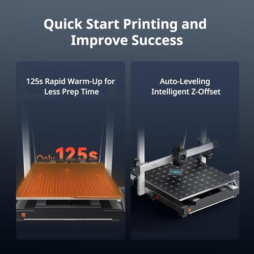 Anycubic Kobra S1 Combo 3D Printer, Multi-Color 3D Printer High Speed Max 600mm/s High Precision, Core XY Stable Structure Ultra-Quiet Printing Anycubic App One-Click Printing 250 * 250 * 250mm