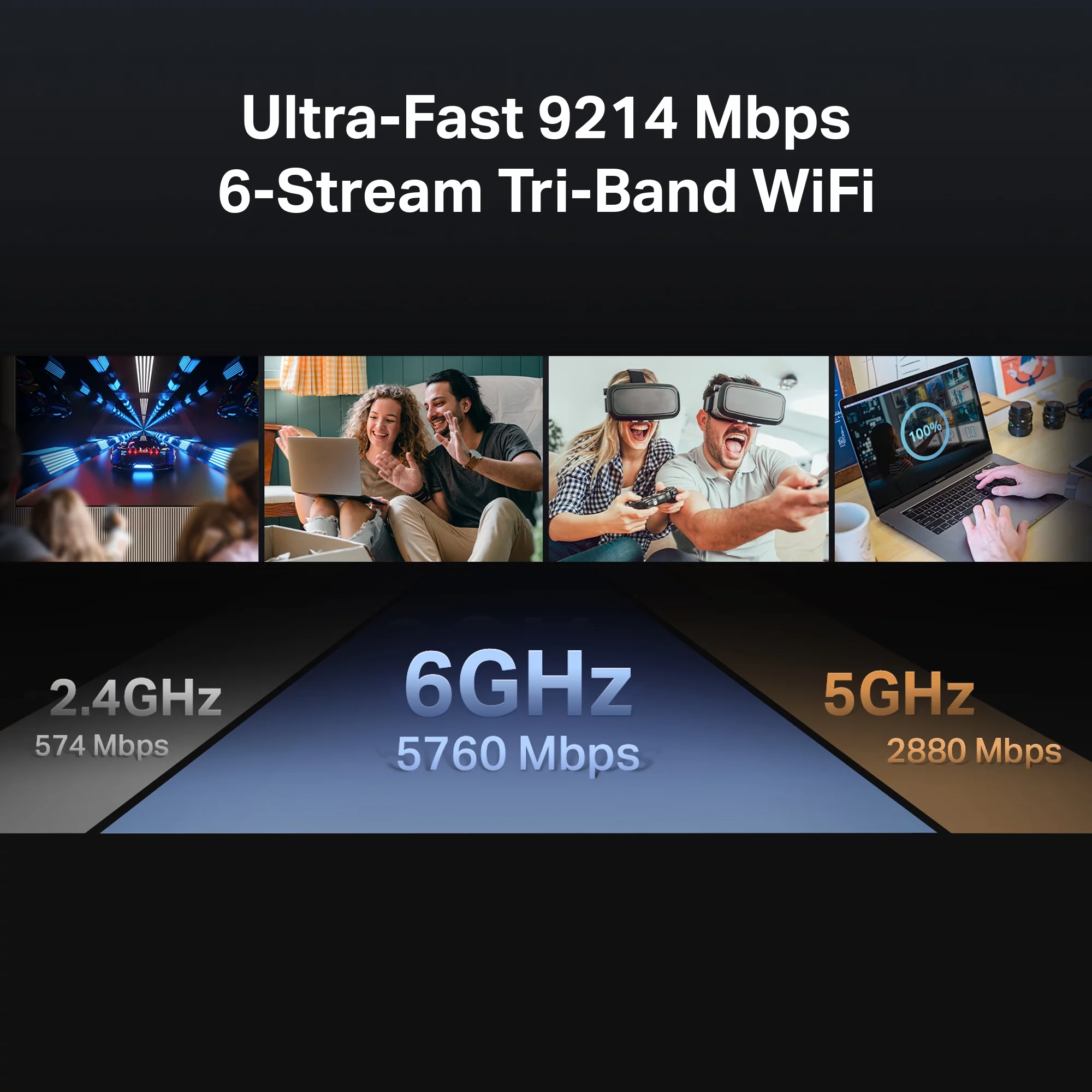 TP-Link Archer BE9300 Router | Tri-Band WiFi 7 Wireless Router | up to 9.2 Gbps Speeds | Easy Setup | Parental Controls