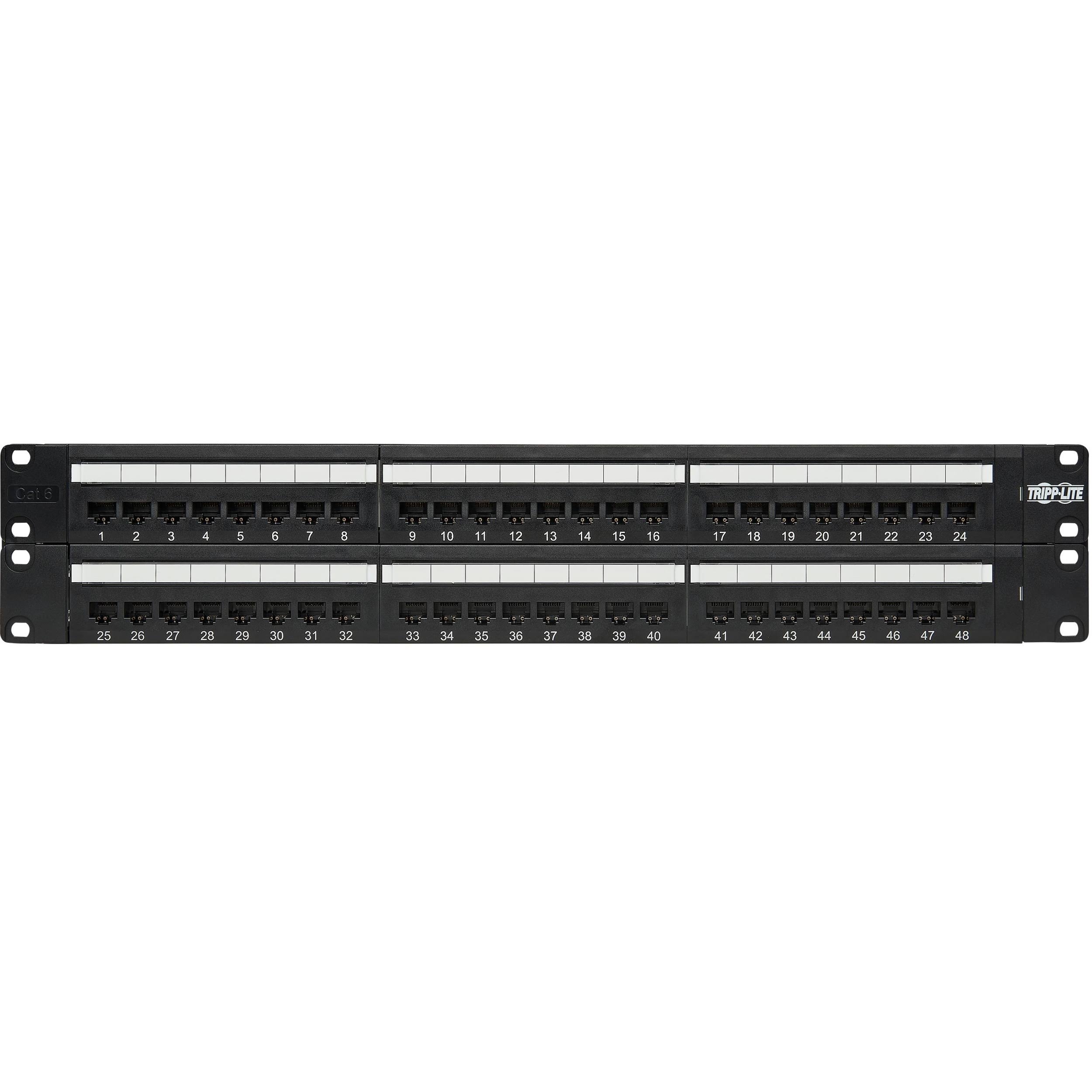 Tripp Lite N252-048 Cat6 Patch Panel 568B - 48 Port