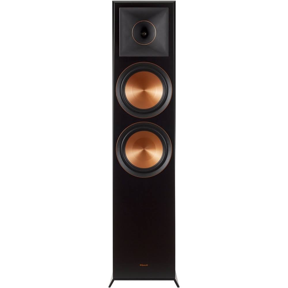 Klipsch - Reference Premiere Dual 8x22 600-Watt Passive 2-Way Floor Speaker (each) - Walnut