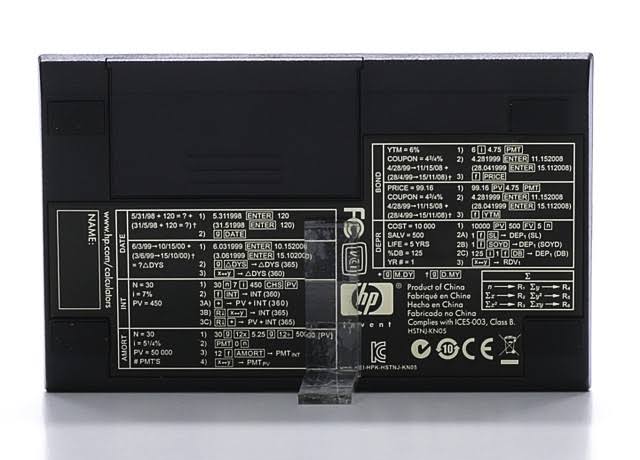 HP 12C Financial Calculator