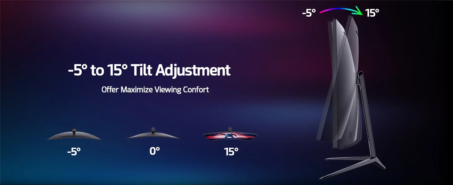 Xgaming 27-inch 165Hz/144Hz Curved Gaming Monitor, Ultra Wide 16:9 1440p PC Monitor for Laptop with 2*Speakers, 1ms AMD, QHD2K(2560 x 1440p) HDR Computer Monitor Support VESA, HDMI&DP, Metal Black
