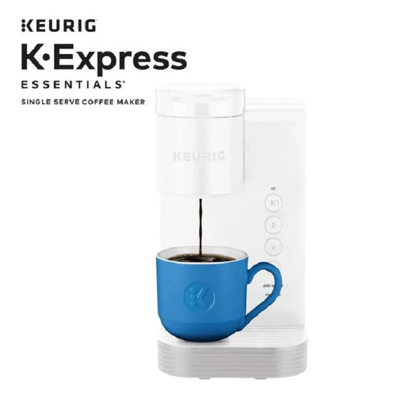 Keurig K-Express Essentials Single Serve K-Cup Pod Coffee Maker, Black