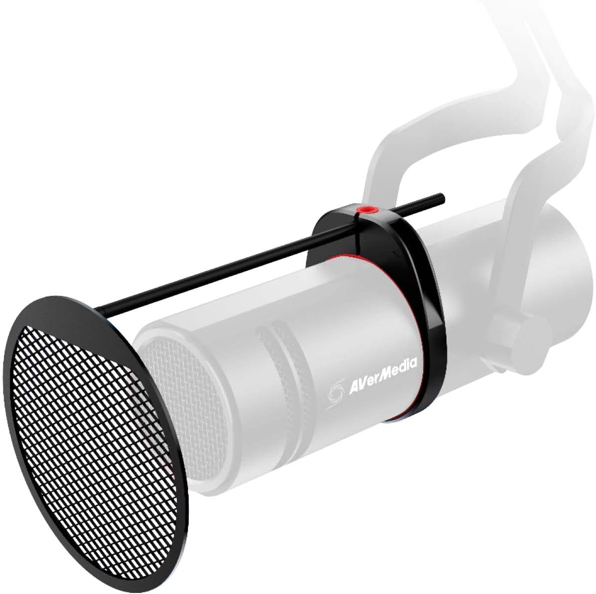AVerMedia Live Streamer POP Filter - BA310, Microphone pop Filter, Professional Audio Capture for Live Stream, podcasting and vlogging, Exclusively for Live Streamer MIC 330 XLR Microphone