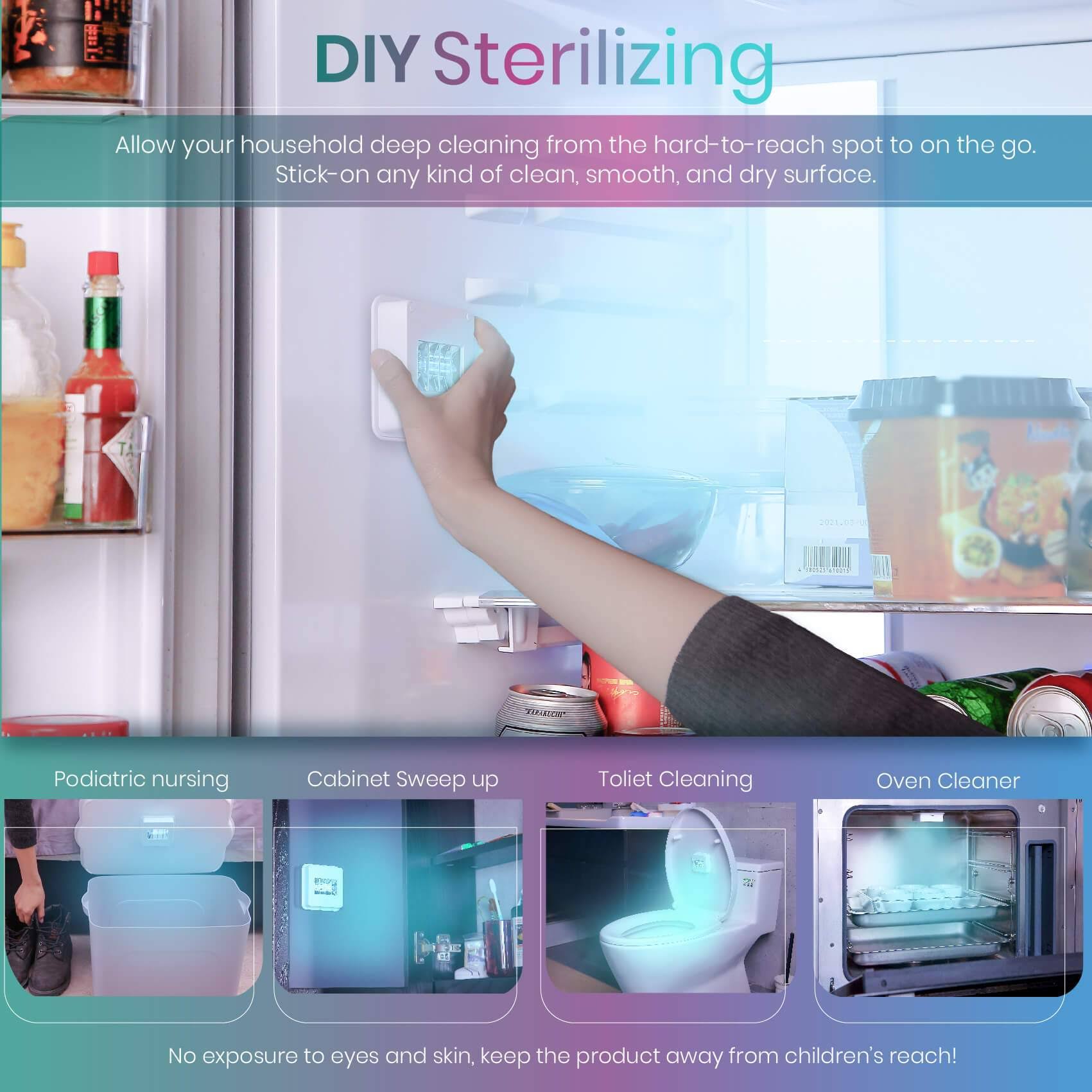 UVC Sterilizer x 3 Package - UV Light Sanitizer - Sterilizer - Portable UV Sterilizer - Germicidal UV Light - Ultraviolet Light