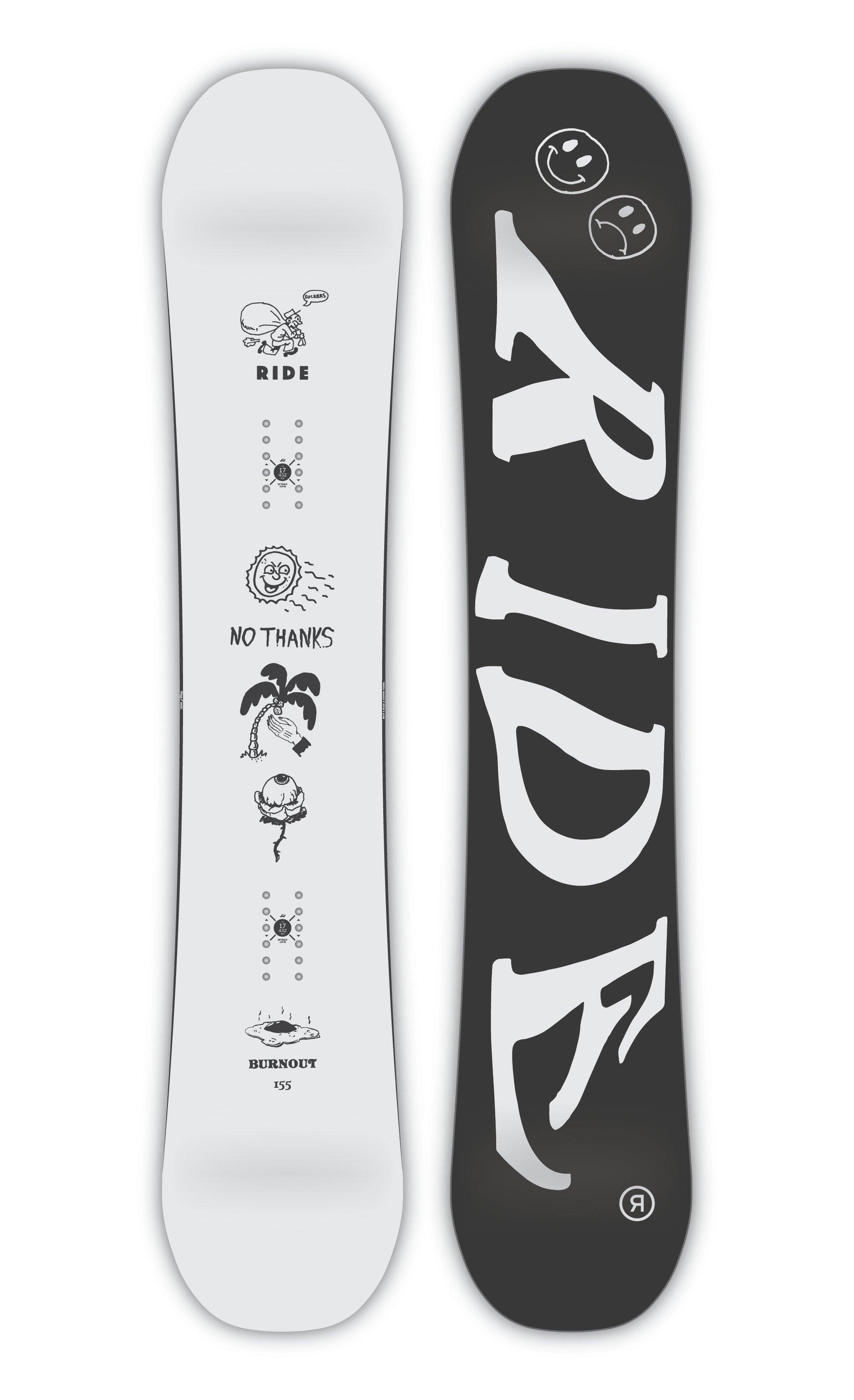 Ride Burnout Snowboard 2019 152cm