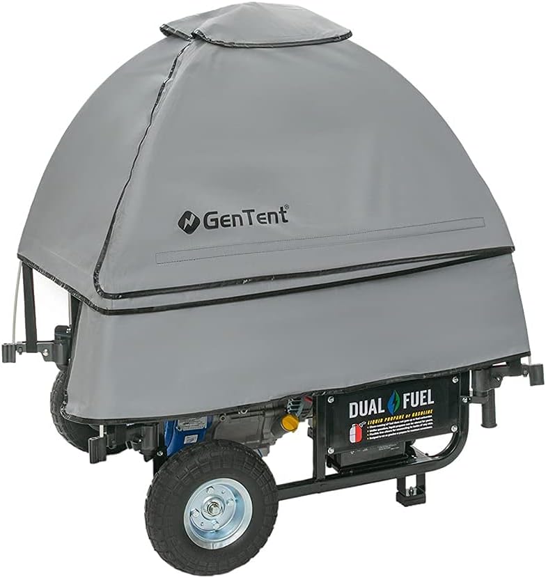 GenTent Generator Running Cover - Universal Kit (Standard, Grey) - for Open Frame Generators
