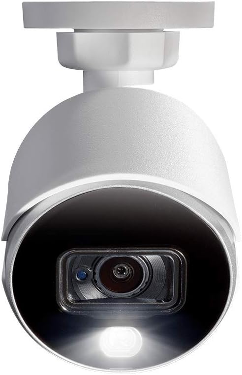 Lorex 4K Security Camera System, Wired DVR, Ultra HD Indoor/Outdoor Bullet Cameras with Motion Detection, Color Night Vision & Smart Home Compatibility, 2TB 8 Channel DVR, 4 Cameras