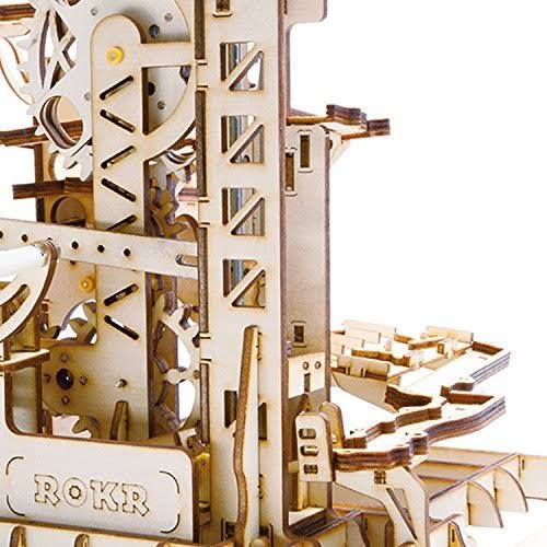 ROKR 3D Wooden Puzzle-Mechanical Model-Wooden Craft Kit-DIY Toy-Tower Coaster