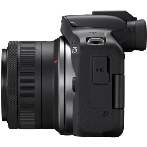 Canon EOS R50 Mirrorless Vlogging Camera (Black) w/RF-S18-45mm F4.5-6.3 is STM Lens (Renewed)
