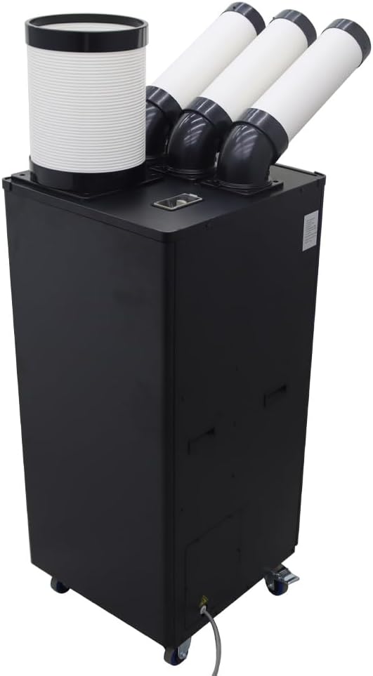 HayWHNKN Industrial Spot Cooler Commercial Air Conditioner 22500 Btu/h Mobile Outdoor Cooling Aircon 220V 2.5KW