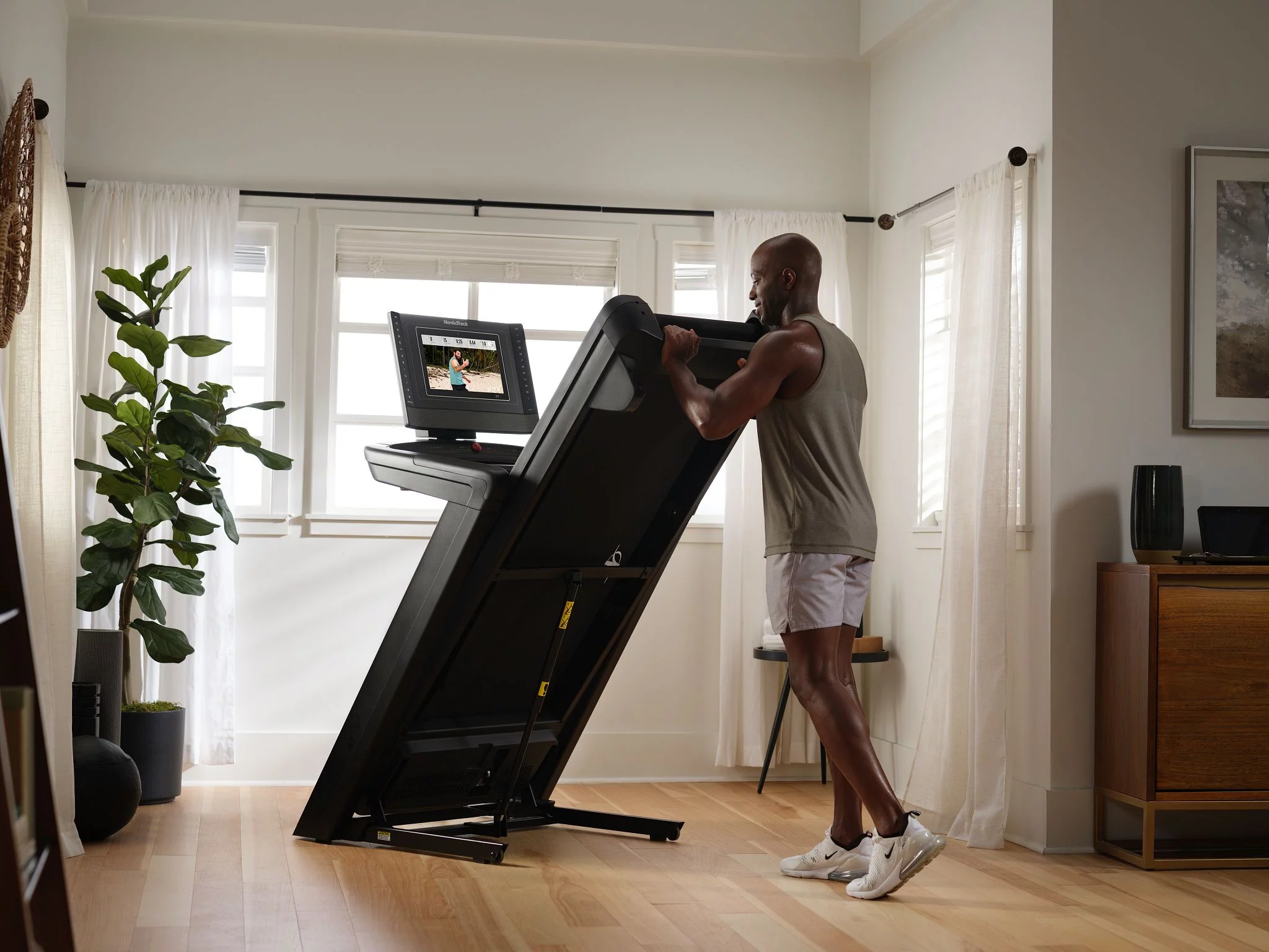 NordicTrack Commercial Series 1750; iFIT-enabled Treadmill for Running and Walking with 14” Pivoting Touchscreen