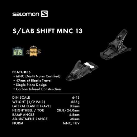 Salomon S/Lab Shift MNC 13 Ski Bindings