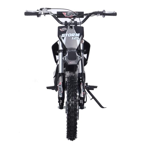 X-PRO Storm 125cc Zongshen Engine Kids Dirt Bike Pit Bike Youth Dirt Pit Bike with 4-Speed Manual Transmission,Big 14"/12" Tires!