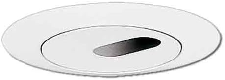 HALO Recessed 1450P 6-Inch Low Voltage Adjustable Slot Aperture with Transformer White