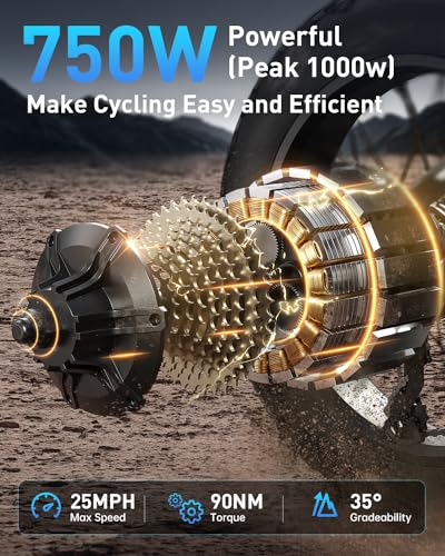 PUCKIPUPPY Corgi Electric Bike for Adults, Peak 1000W Motor, 48V 20Ah Battery Ebike, 20''×4.0'' Fat Tire Full Suspension Electric Mountain Bike, Up to 28MPH & 80Miles Range, LCD Display, 7 Speed