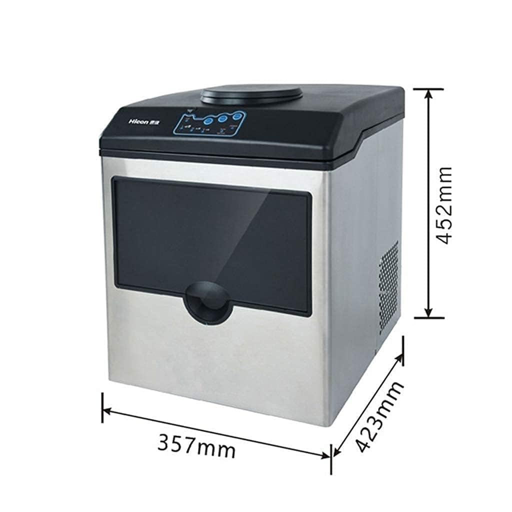 Ice Makers Ice Cube Maker Ice Maker with LED Display, 2in1 Water Dispenser Built-in Ice Cube Maker Machine Counter Top Up to 25kgs, 8-12 Min