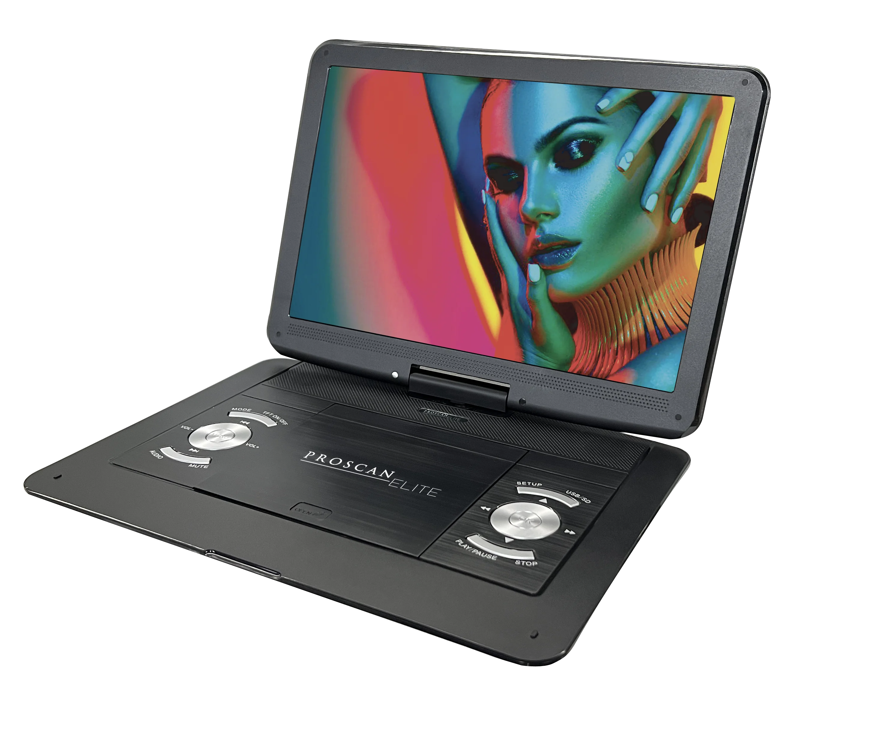 Proscan Elite 13.3 Portable DVD Player, PEDVD1332, Black