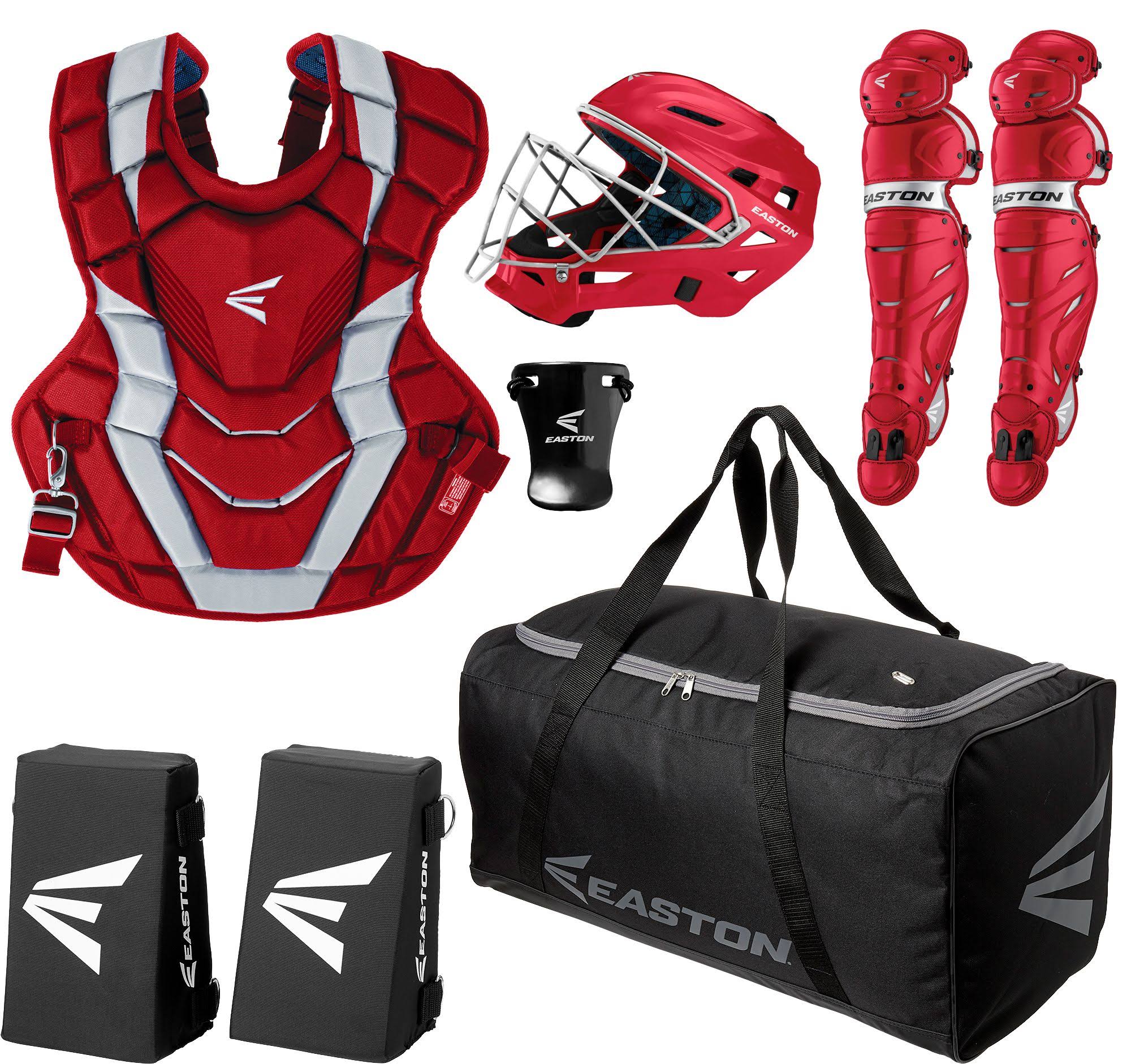 Easton Adult Gametime Elite Catcher&s Set, Red