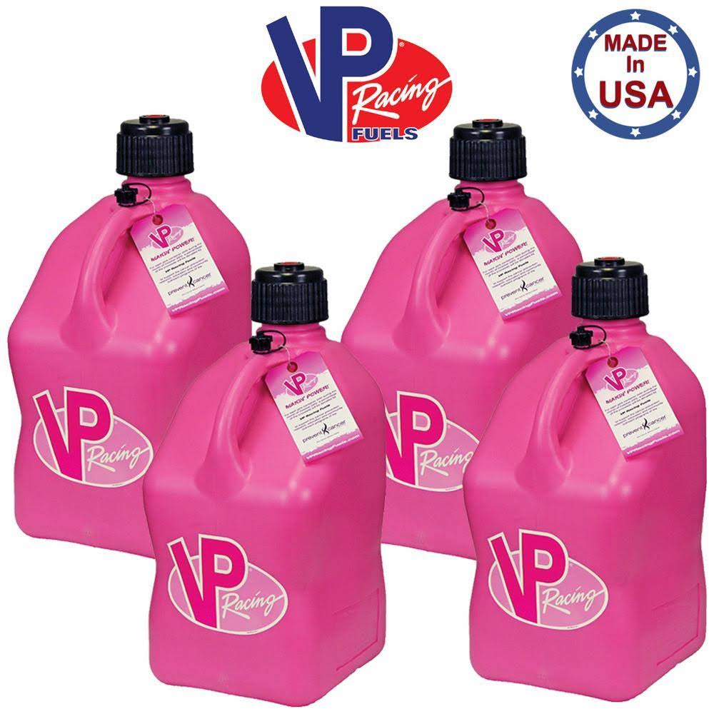 VP Racing Fuel Jugs Square 5 Gallon GAS Can and Hose Pink / 4 / 0