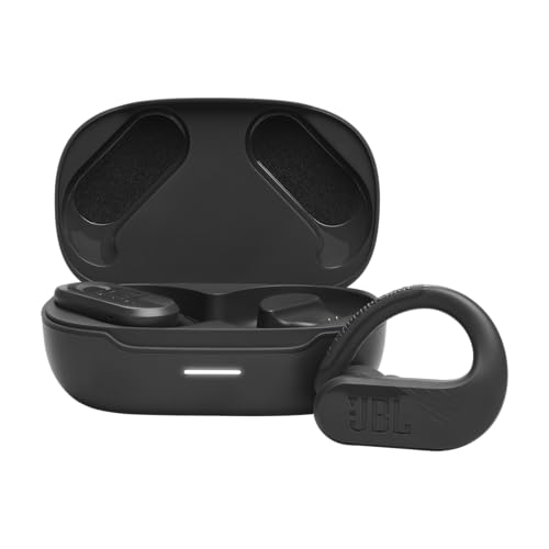 JBL Endurance Peak 3 - Dust and Water Proof (IP68) True Wireless Active Earbuds, Pure Bass Sound, Up to 50 Total Hours of Playback with Speed Charge, Ambient Aware & Talk Thru (White)