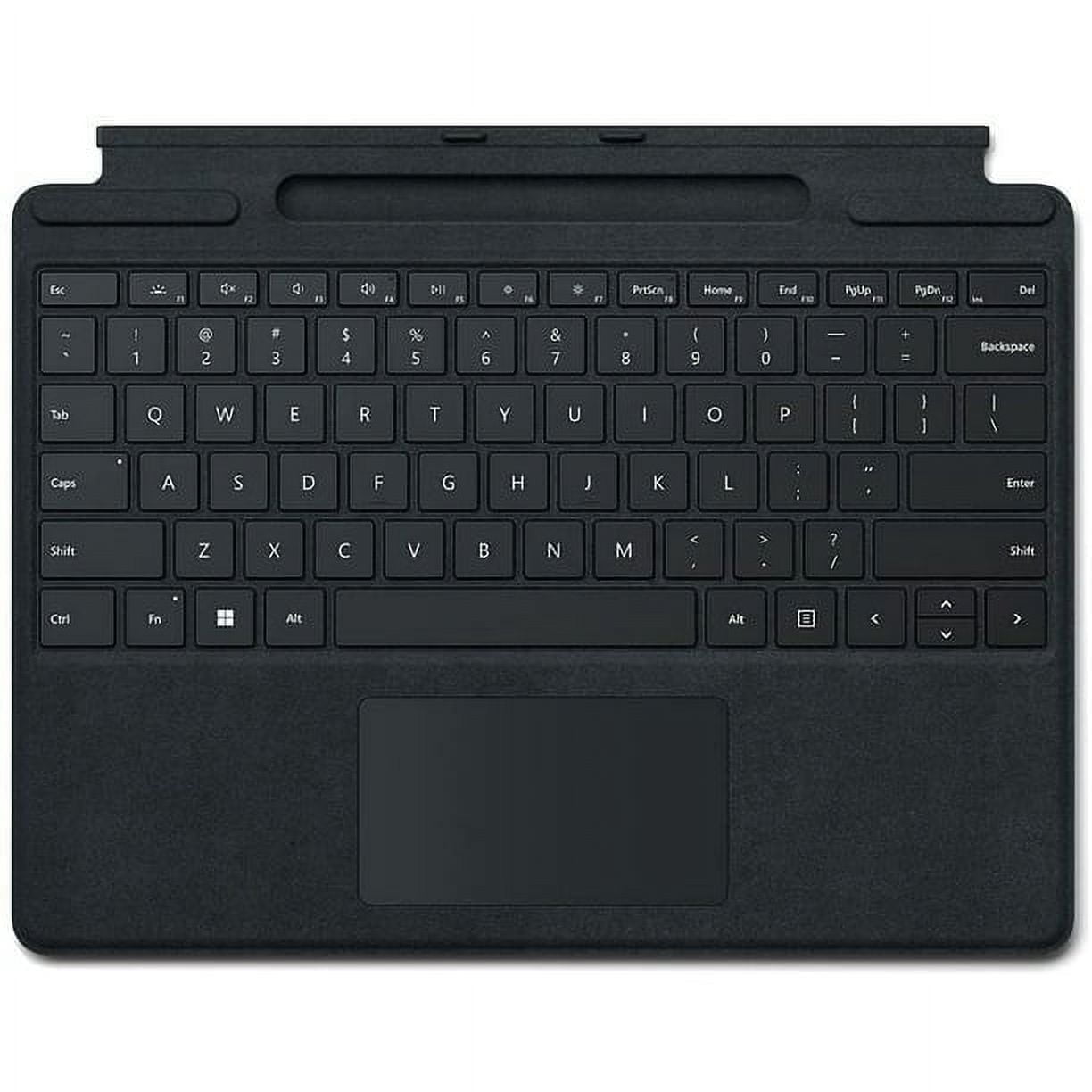 Pre-Owned Microsoft Surface Pro Signature Keyboard for Pro X and Pro 8 - Black (8X6-00001) (DOES NOT INCLUDE PEN) (Refurbished: Good)