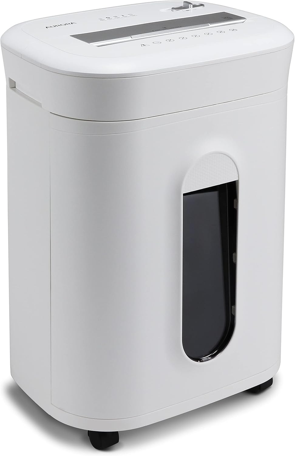 Aurora Professional Grade 10-Sheet High Security Micro-Cut Paper and Credit Card Shredder/ 60 Minutes/ Security Level P-5, White