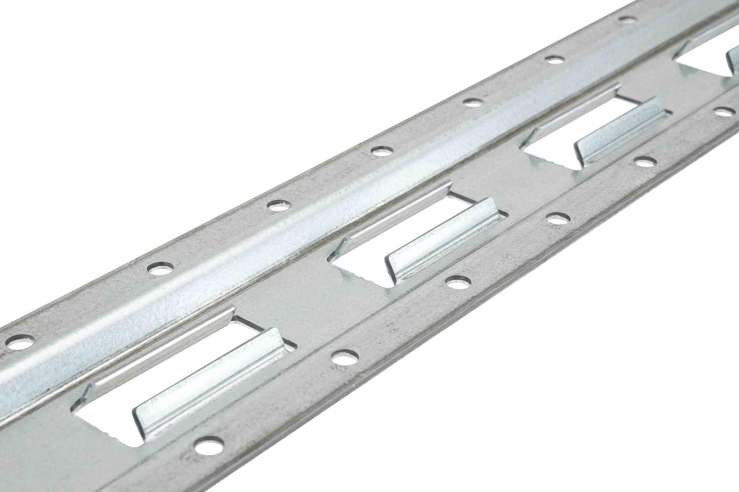 Mytee Products (4 Pack 5' Vertical E-Track Tie-Down Rail - Made in USA | High Strength Galvanized Steel, Bolt-On Tie Down Rail for Cargo on Pickups, Trucks, Trailers, Vans