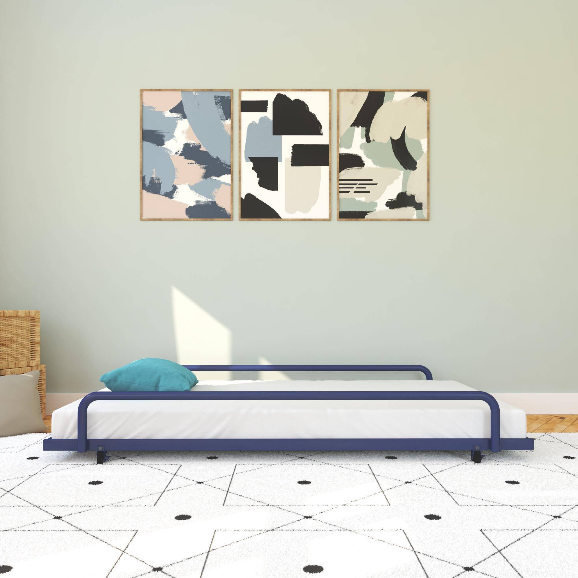 Twin Nyla Trundle for Daybed Round Tube Blue - Room u0026 Joy