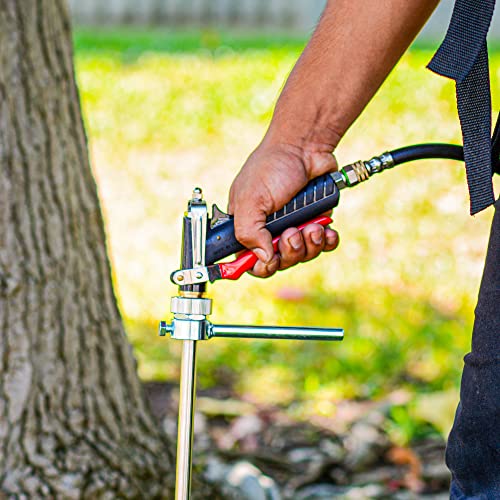 Tomahawk 5 Gallon Gas Power Backpack Sprayer 435 Pressure for Insecticide Fertilizer Bugs Weeds Mosquitoes and Ticks with Mist Attachment