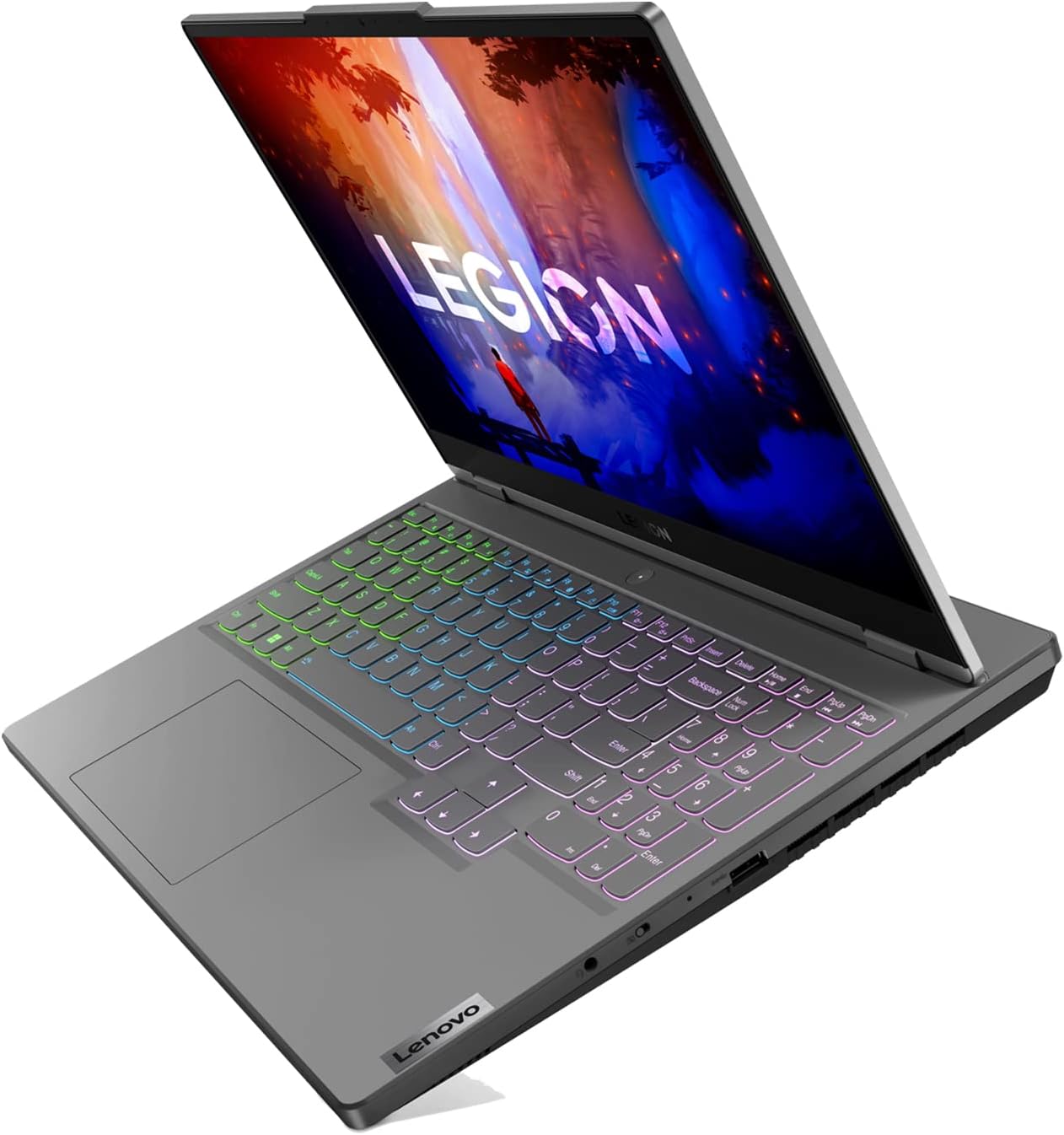 Lenovo Legion 5 Gaming Laptop (15.6" FHD IPS 165Hz, 32GB DDR5 RAM, 1TB PCIe SSD, GeForce RTX 3060, Intel Core i5 (> i7-11800H)) 4-Zone RGB Backlit KB, WiFi 6E, IST Cable, Win 11 Home, Gary
