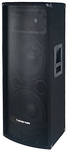 Sound Town 2-Pack Dual 12" 1200W 2-Way Full-Range Passive DJ PA Pro Audio Speaker with Titanium Compression Driver for Live Sound, Karaoke, Bar, Church (METIS-212-PAIR)