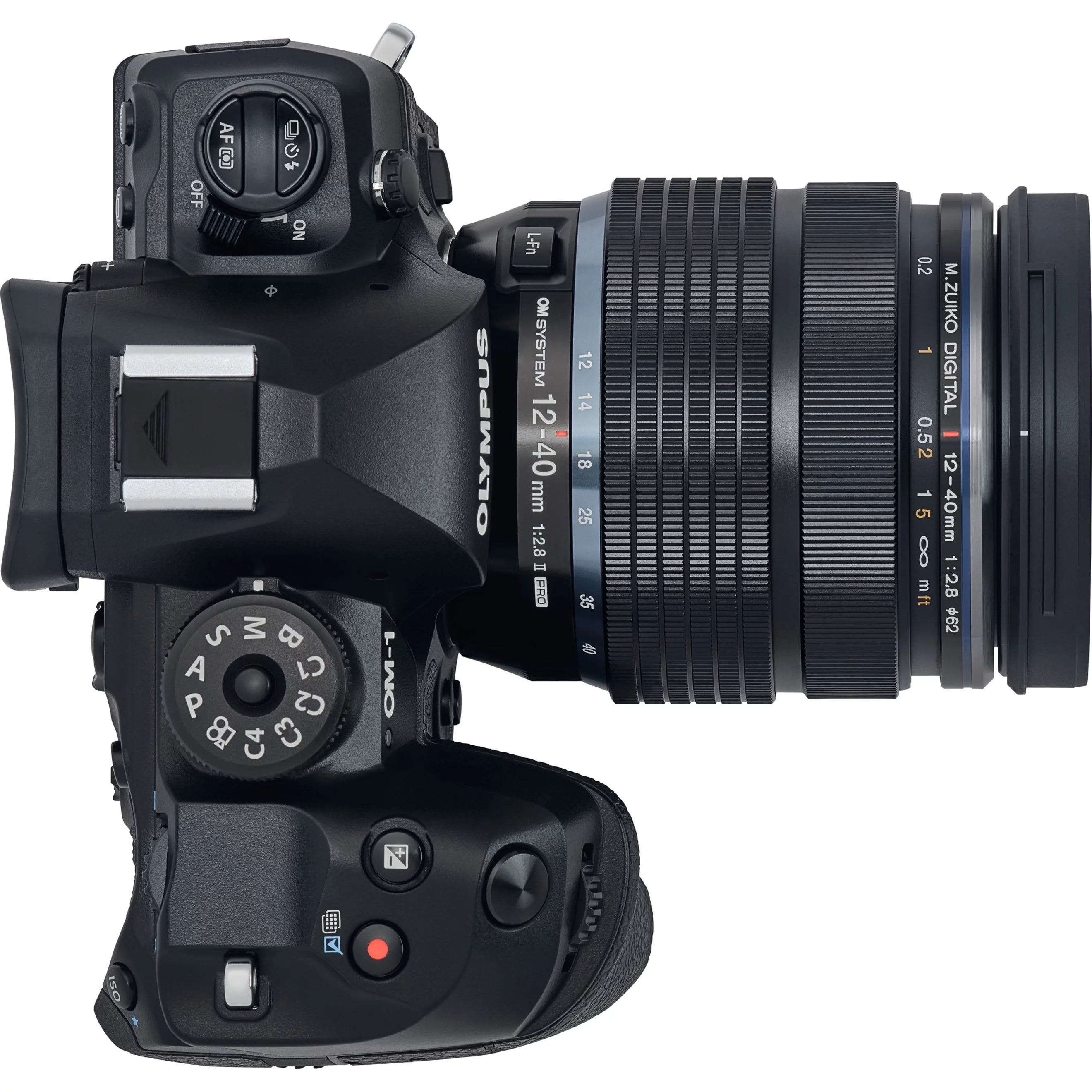 Olympus OM SYSTEM OM-1 20.4 Megapixel Mirrorless Camera with Lens, 0.47", 1.57", Black