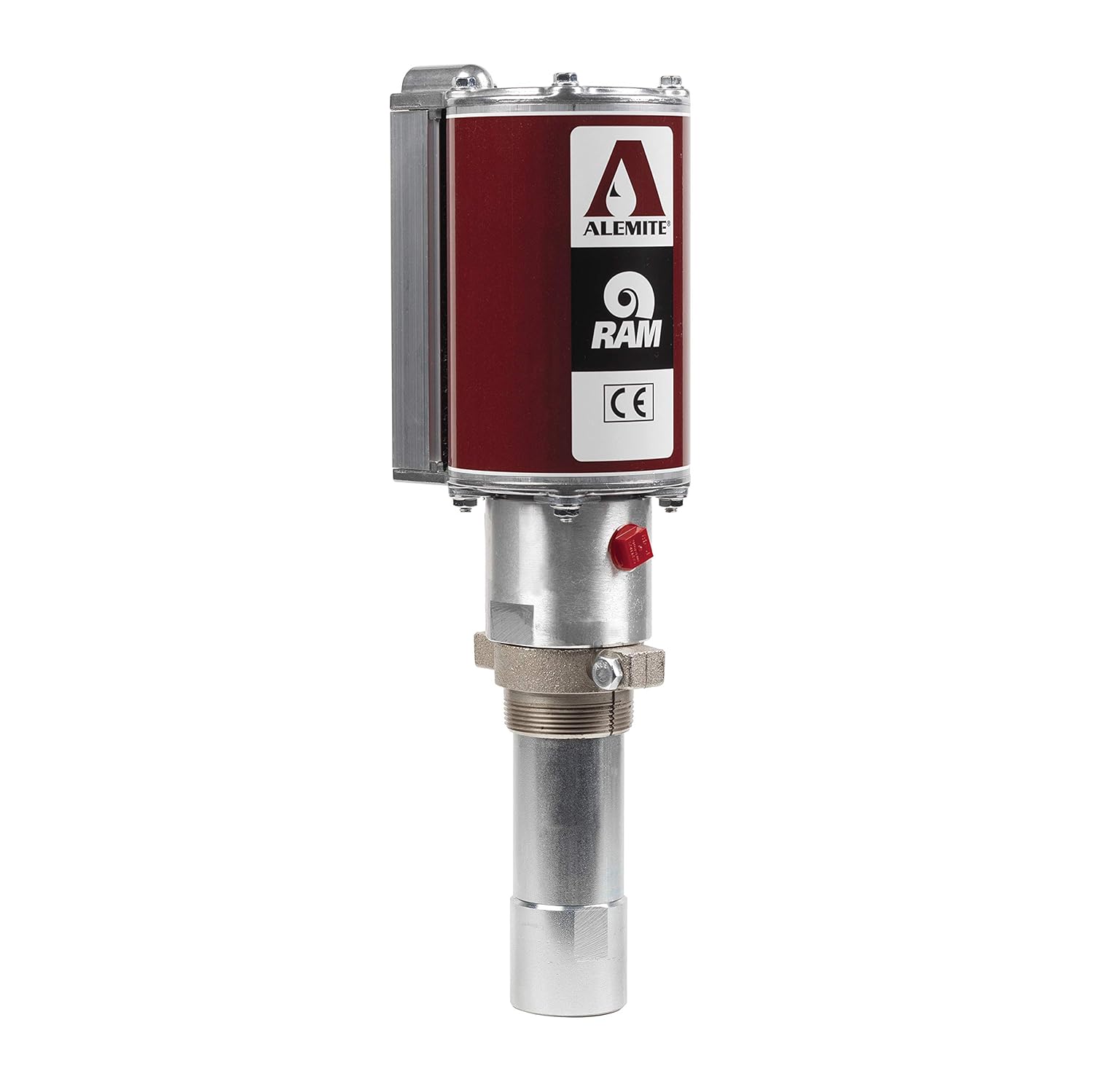 Alemite 9968 Medium-Pressure PML Fluid Dispensing Pump, Stub, Appropriate Downtube Should Be Added, 5:1 Ratio, Delivery 7 gal/minute, 1-1/2" Female NPTF Inlet x 1/2" Female NPTF